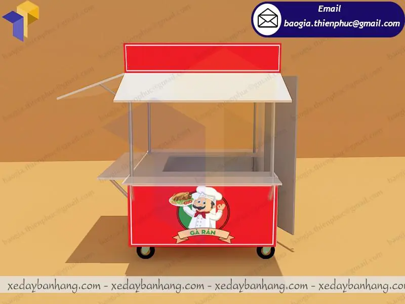 Xu thế kinh doanh HOT kiot bán gà rán lưu động